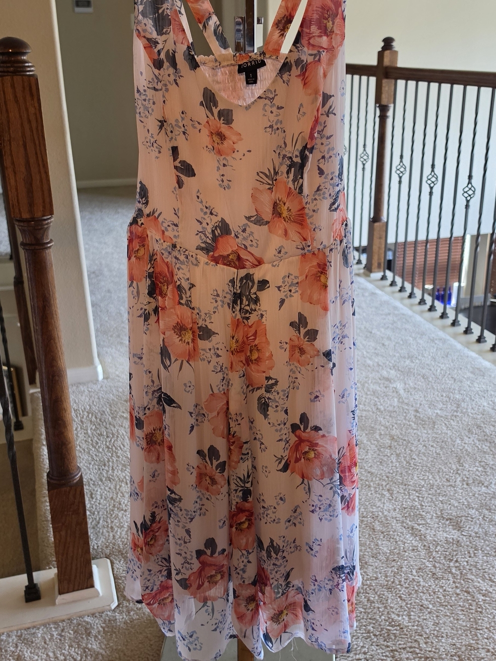 Torrid Floral Pink Women's Sundress Retail $79